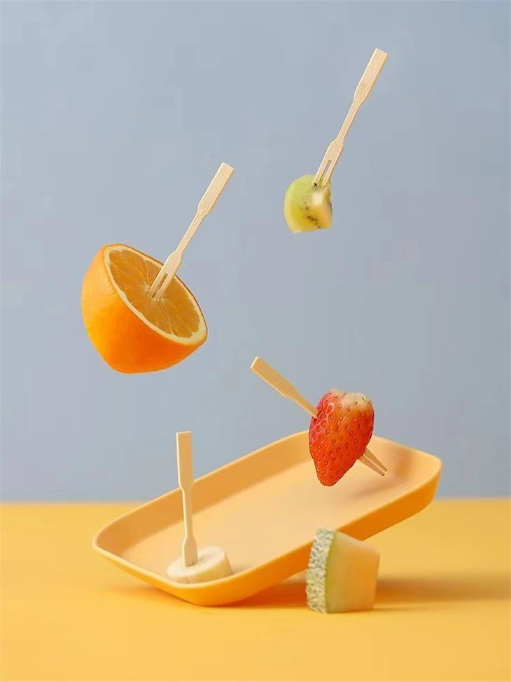 85mm Wooden Chip Fruit Fork