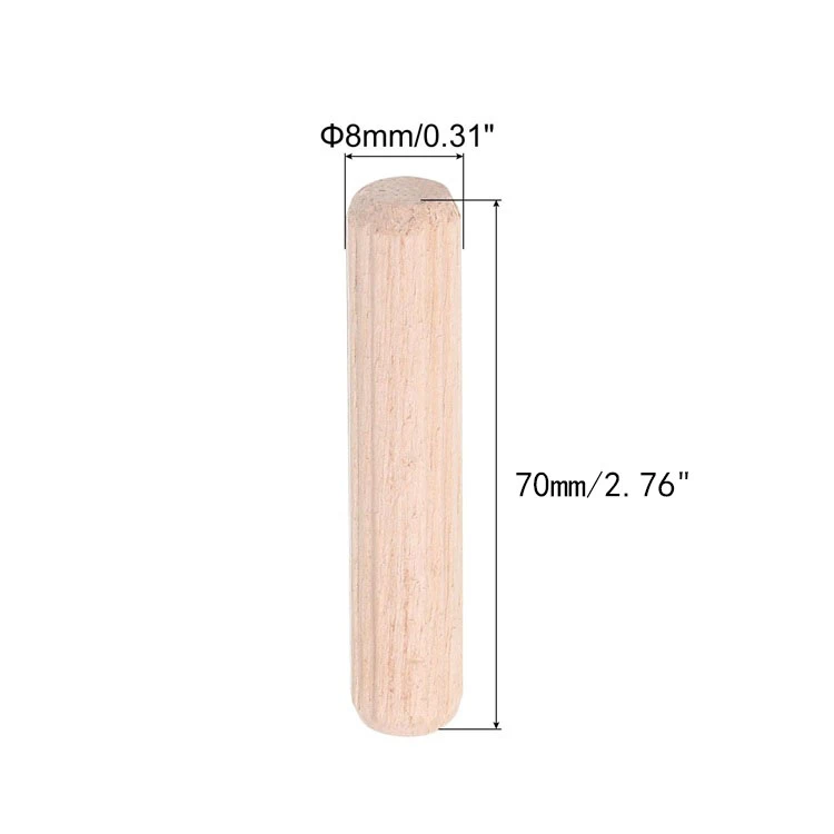 8*70mm Wood Pins For Furniture